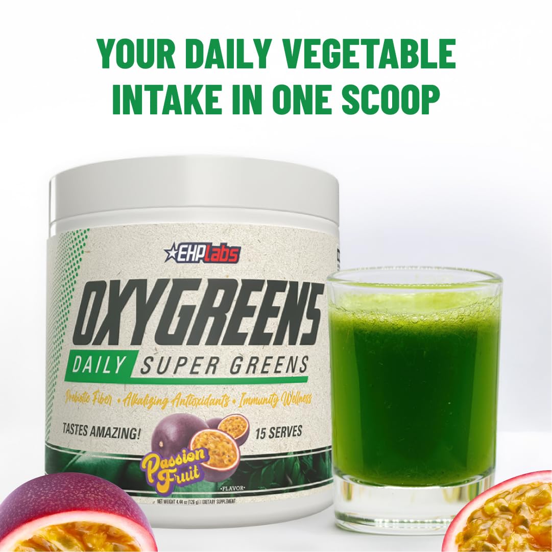 OxyGreens para bebida diaria en agua o batido