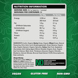 OxyGreens con espirulina y chlorella, antioxidantes naturales para el rendimiento.
