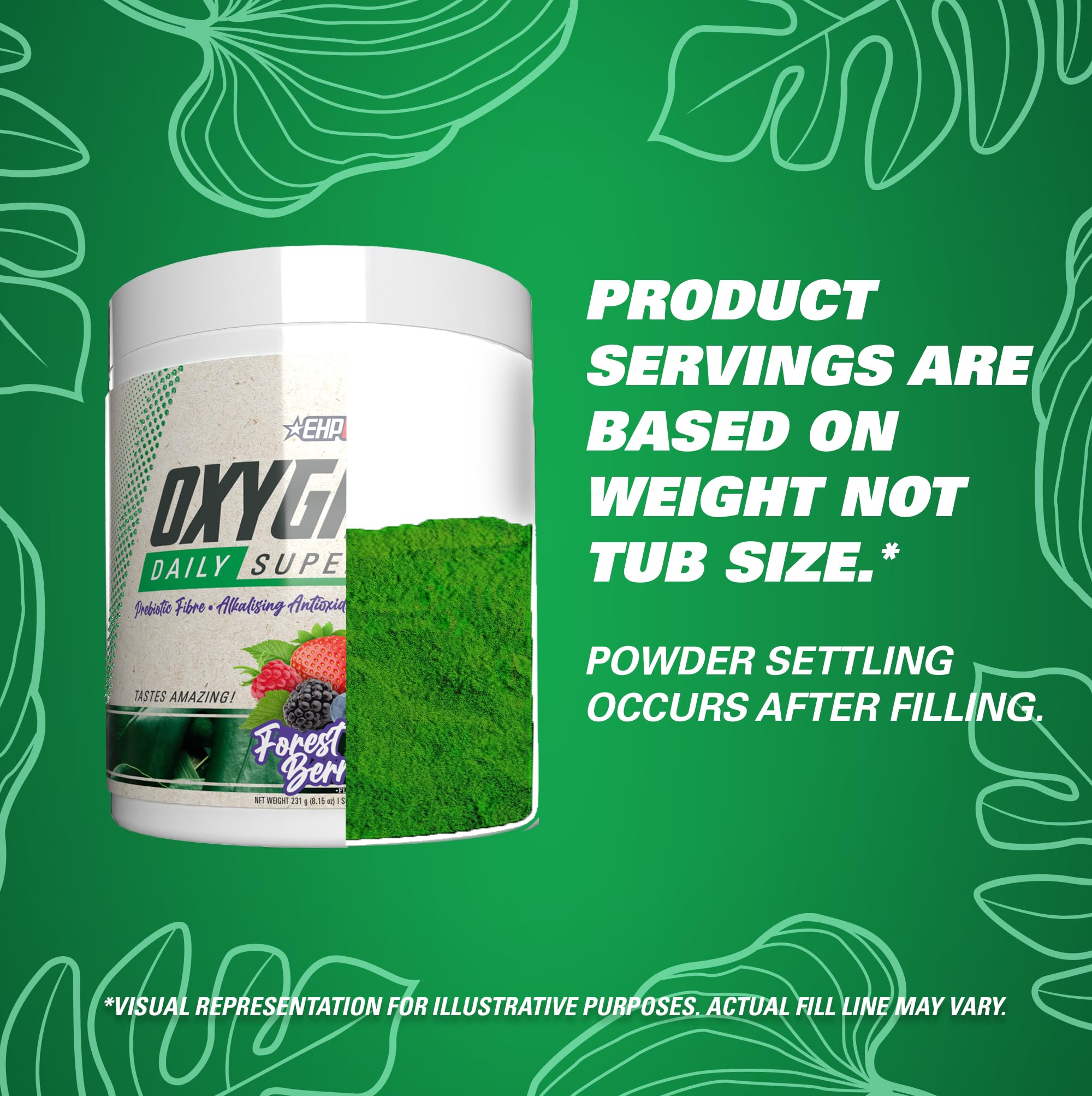 Fibra prebiótica y enzimas digestivas en OxyGreens.