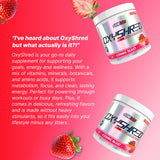 EHP Labs OxyShred Cosmic Blast includes green coffee bean extract for daytime energy support.
