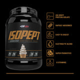 EHPlabs IsoPept polvo fino de proteína de suero hidrolizada, sabor vainilla.