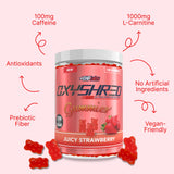 OxyShred textura gomita: suavidad en cada mordisco.