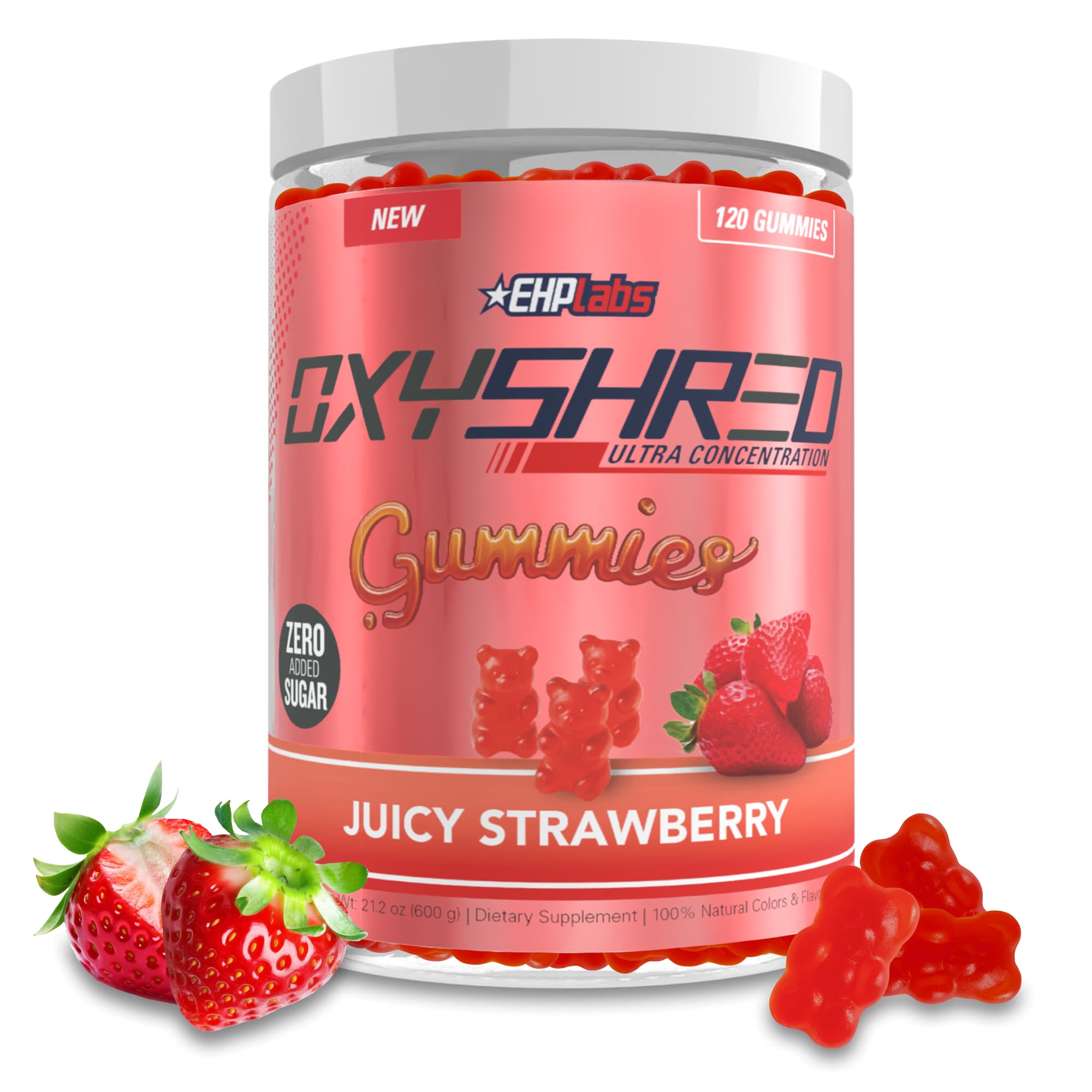 OxyShred gomitas energia fresa: impulso para entrenar.