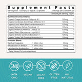 Eidon SuperBiome: extractos de hongos orgánicos con alta bioactividad.