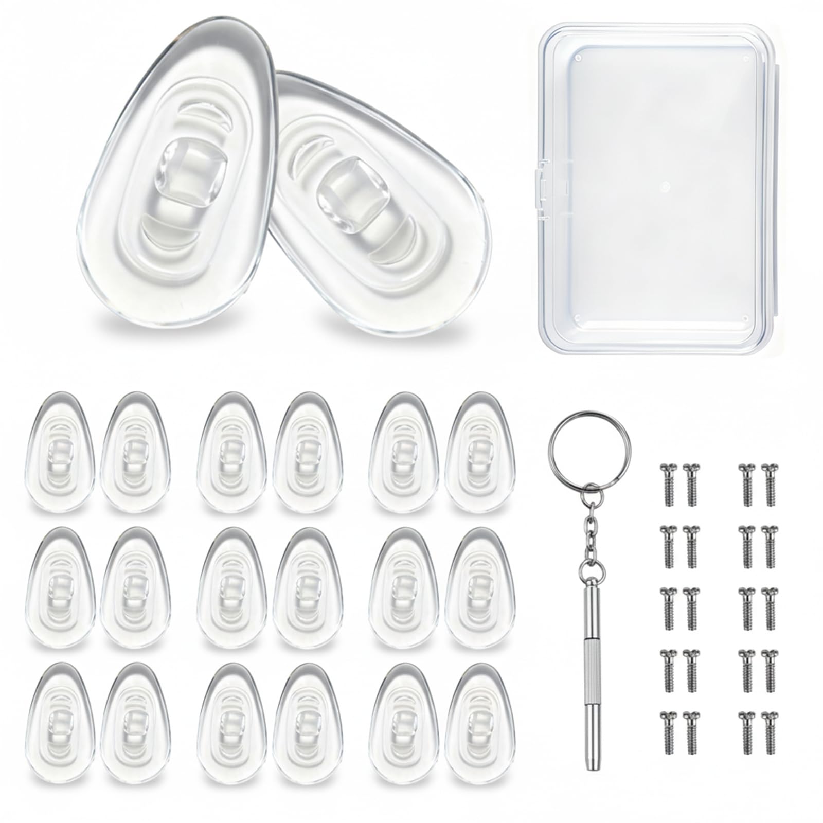 EJANBO almohadillas nasales de silicona para anteojos: comodidad y ajuste estable
