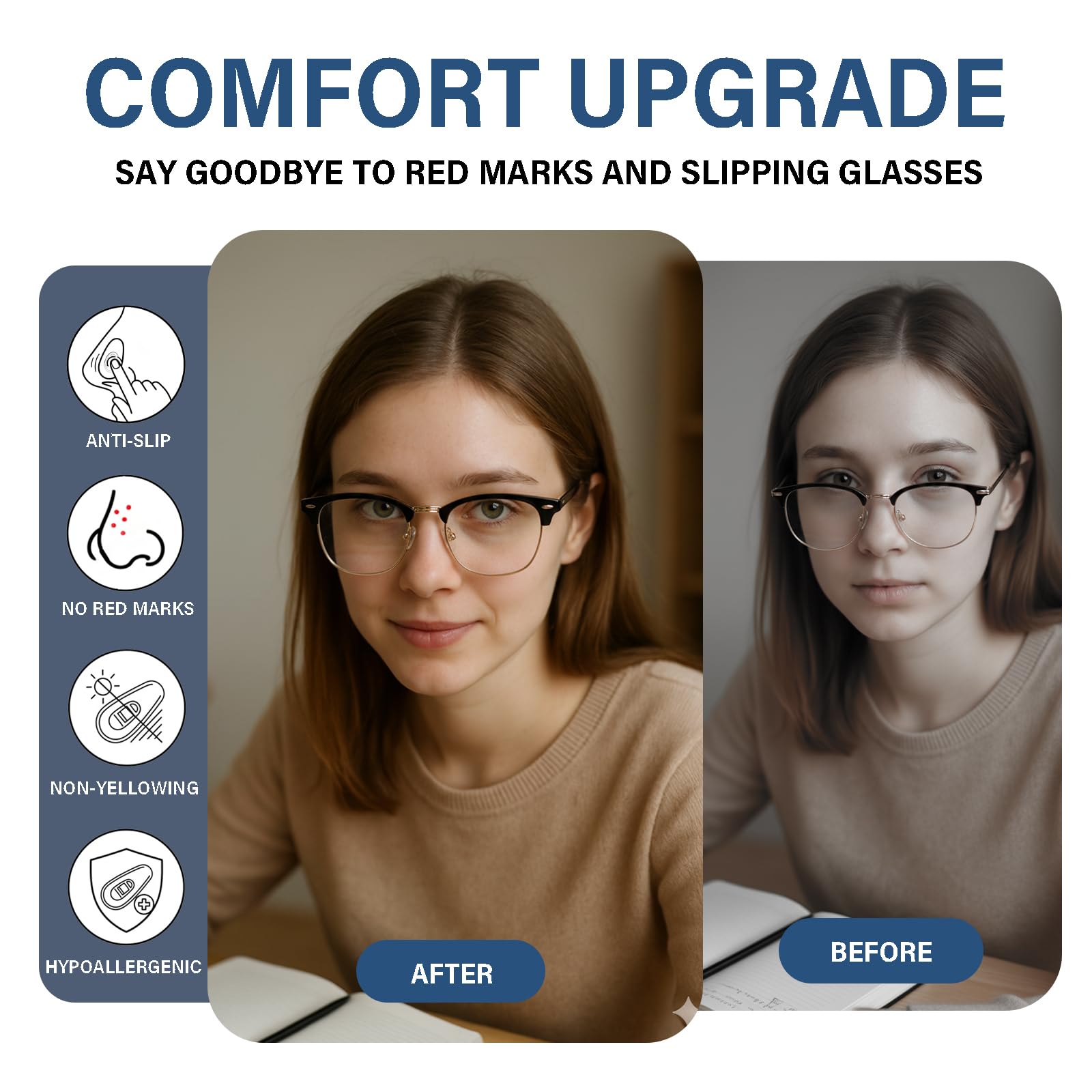 EJANBO kit de reparación para gafas compacto y ligero para viajar