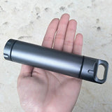 EKLOEN contenedor de píldoras portátil en aluminio, ideal para llevar píldoras en salidas al aire libre