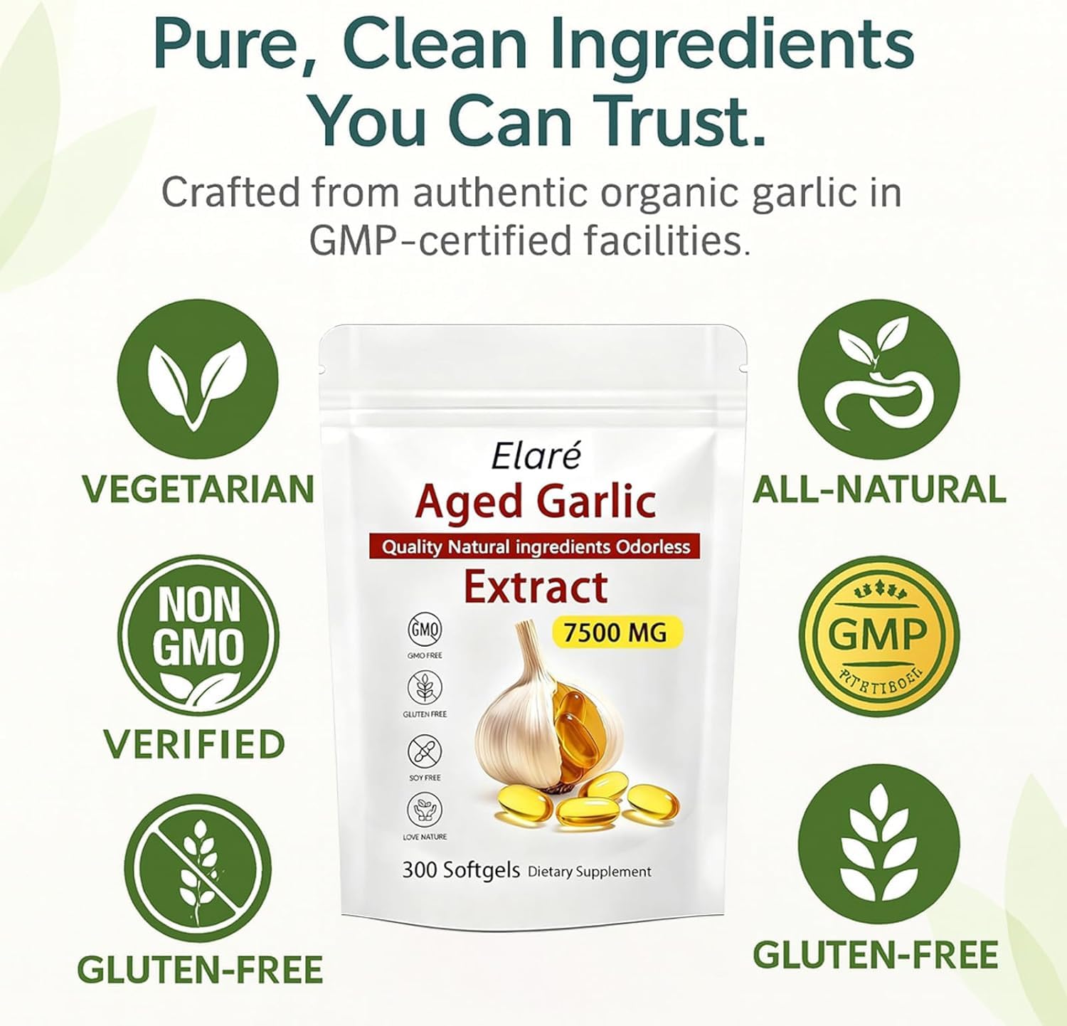 Elare Ajo Envejecido: etiqueta sin gluten para un estilo de vida limpio.