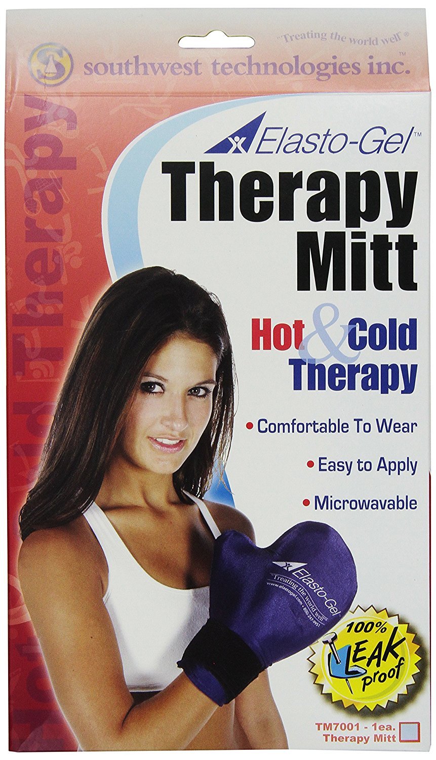 Elasto-Gel Guante de Mano caliente para alivio suave de la inflamación y mayor movilidad.