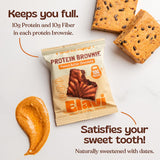 Elavi brownie vegan gluten free, apto para dietas.