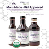 Dosis lista para niños y adultos con Elderberry Queen.