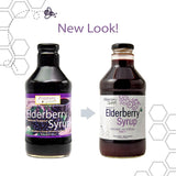 Etiqueta orgánica visible en Elderberry Queen para calidad certificada.