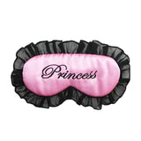 EleCharm mascarilla de seda morera con encaje princesa para dormir, suave y cómoda.