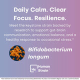 Element Longevity: cápsulas bifidobacterium longum para equilibrio microbiano diario.