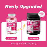 ElevateLife gomitas creatina monohidratada 5000 mg, envase de 90 gomitas, porciones diarias