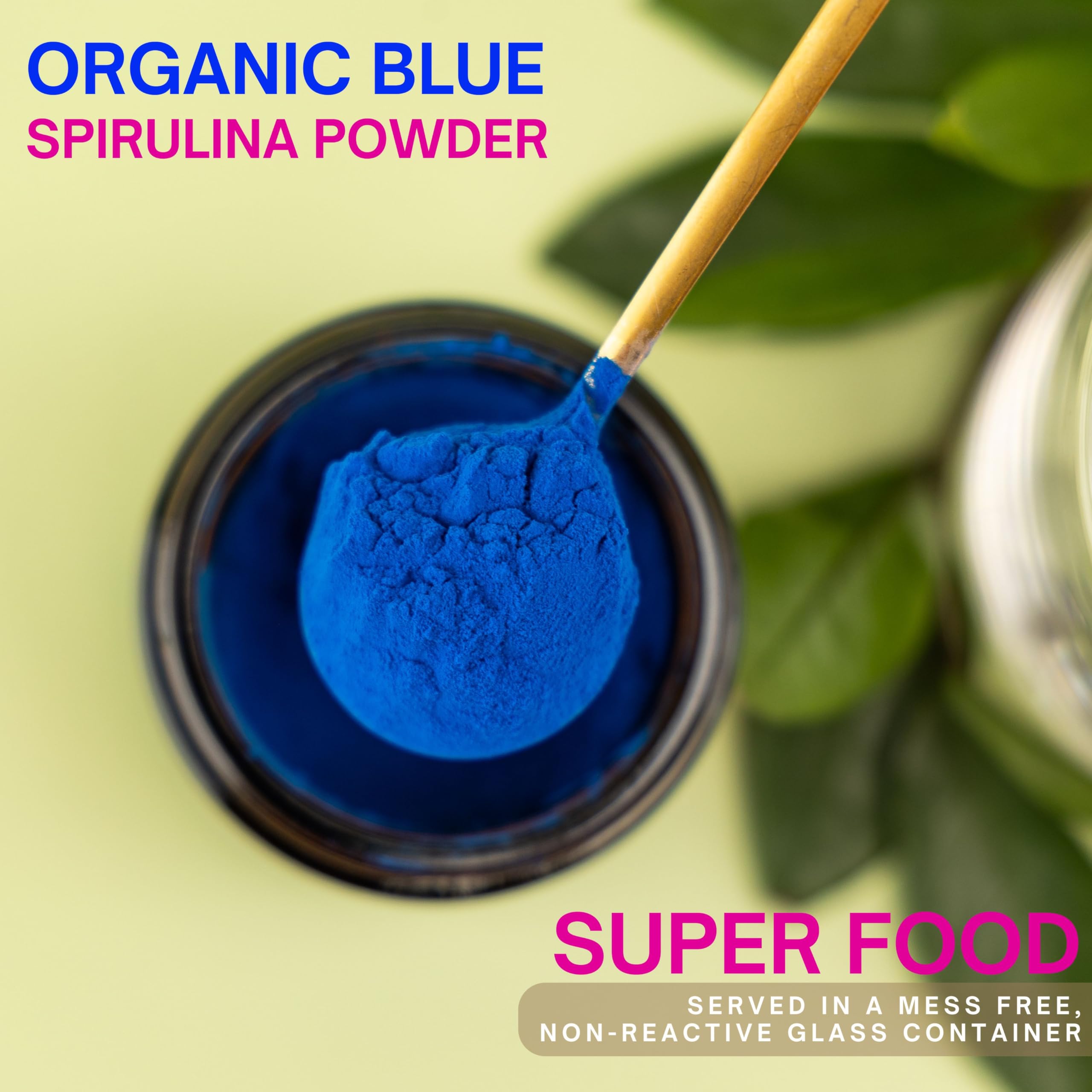Polvo de espirulina azul de Eleven TLC, alto contenido de antioxidantes.
