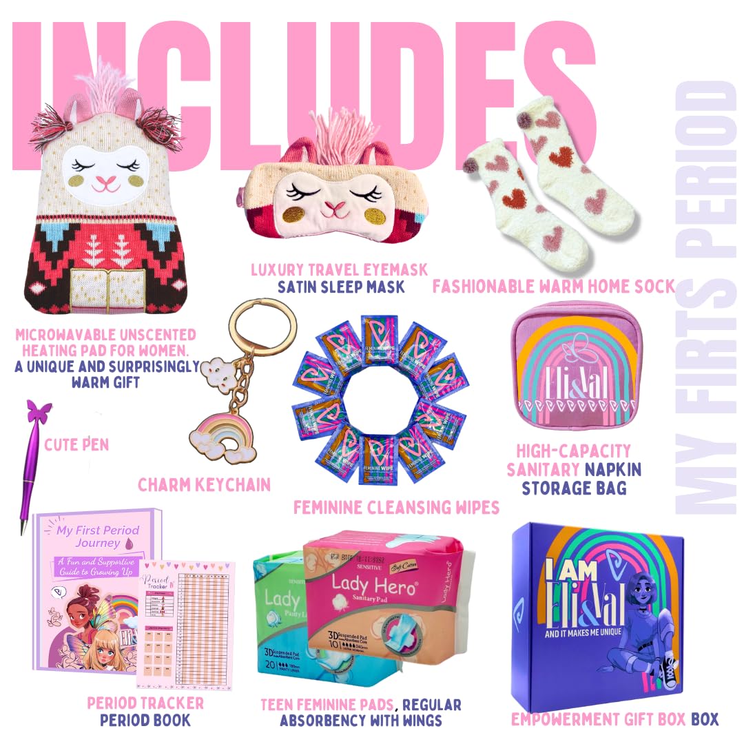 ELI&VAL kit periodo Unicornio diseño encantador y confianza