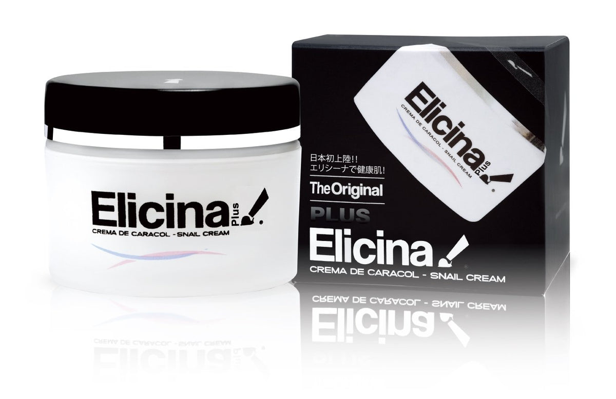 Elicina Plus crema de caracol, hidratación facial profunda para piel seca y sensible.