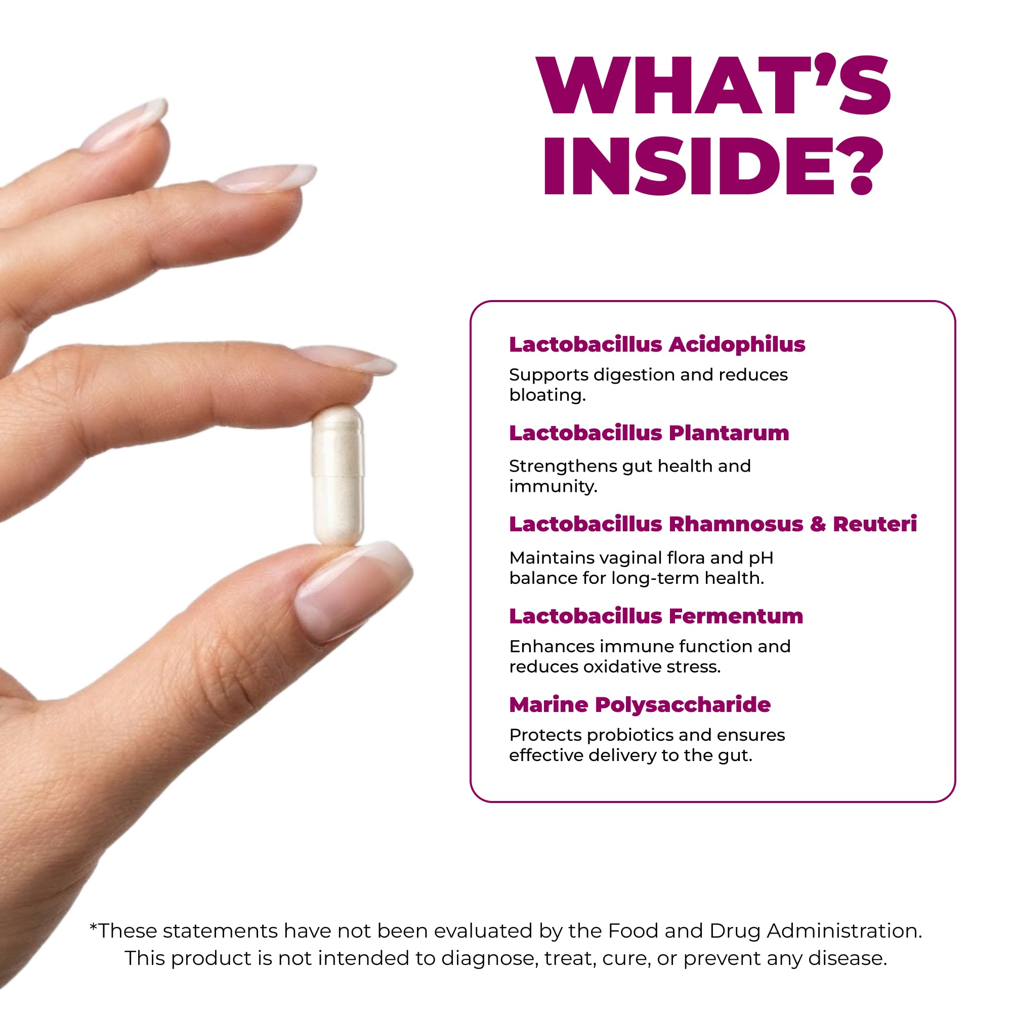 ELICORE Premium Probiotics para mujeres: defensa inmune gracias a cepas de calidad.
