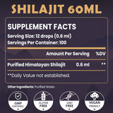Elikadur Shilajit: frasco de vidrio con gotero para dosificación precisa.