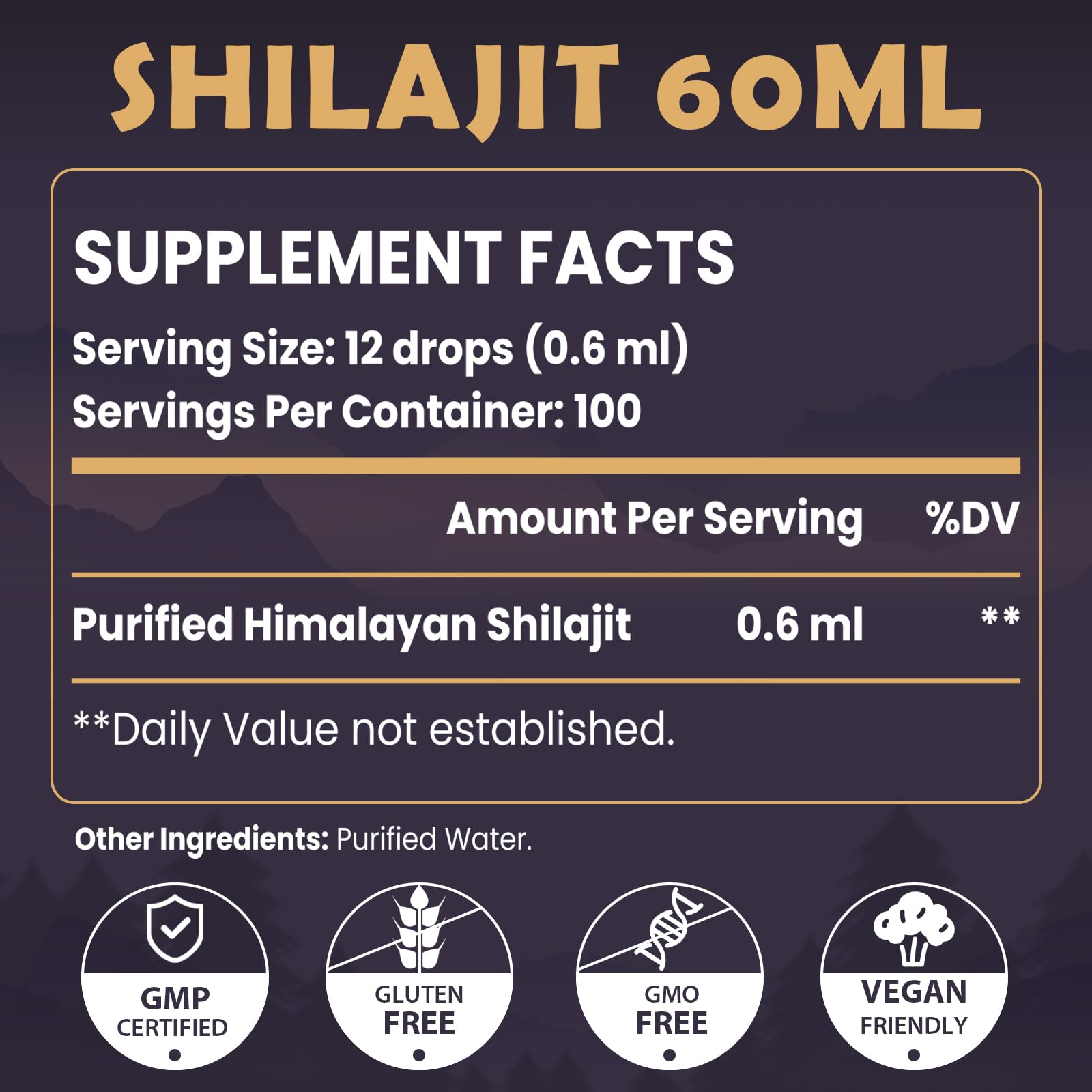 Shilajit de Elikadur con 85 minerales para vitalidad y energía sostenida.