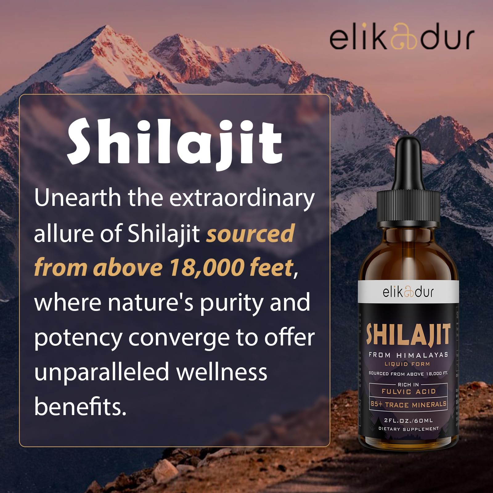 Ritual de bienestar con Shilajit Elikadur para apoyo de energía.
