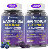 Ellamentz gominolas magnesio glicinato: sabor arándano y apoyo al sueño.