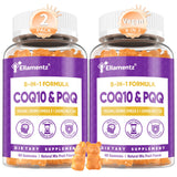Gomitas CoQ10 de ELLAMENTZ en botella para energía diaria y bienestar general