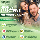 Gomitas Moringa de ELLAMENTZ, empaque sostenible para consumo responsable.