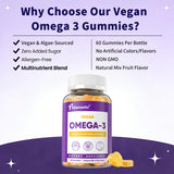 Gomitas veganas de frutas mezcladas sin azúcar para snack saludable