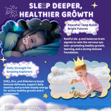 ELLAMENTZ Kids Sleep Gummies: lavanda para comodidad y relajación antes de acostarse.