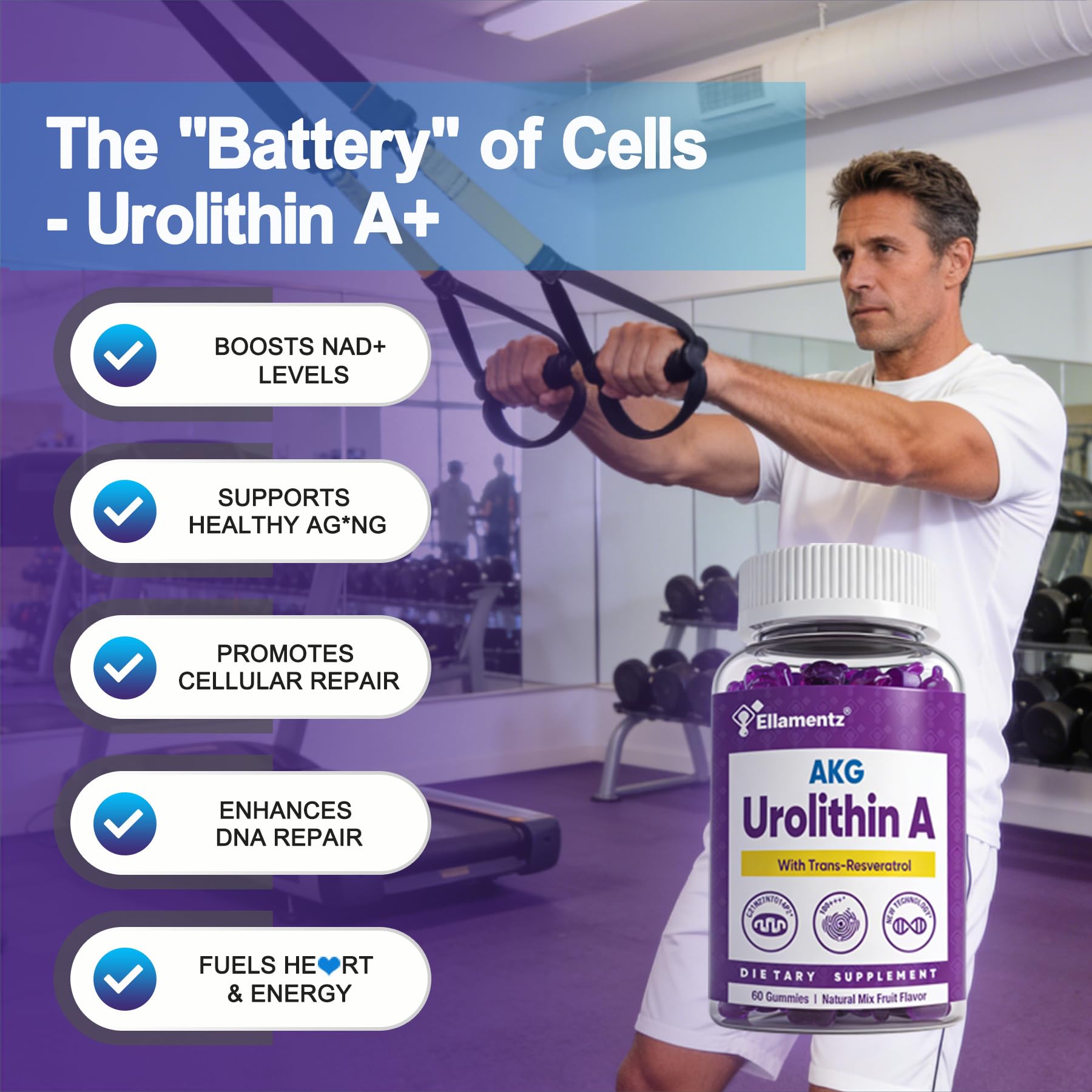Rótulo con vitamina C de acerola para apoyo antioxidante