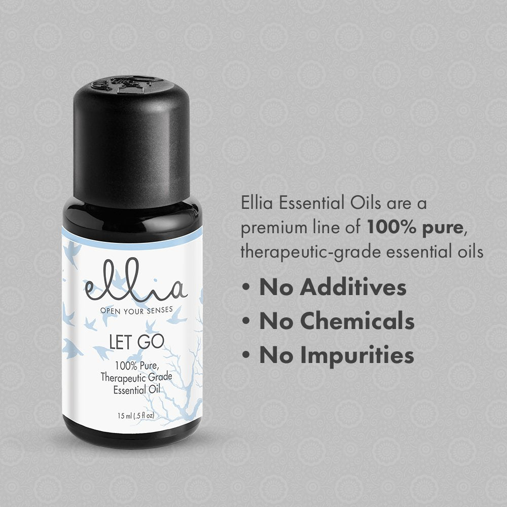 Ellia Let Go: empaque original que conserva la pureza en frasco oscuro.