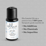 Ellia Let Go: empaque original que conserva la pureza en frasco oscuro.