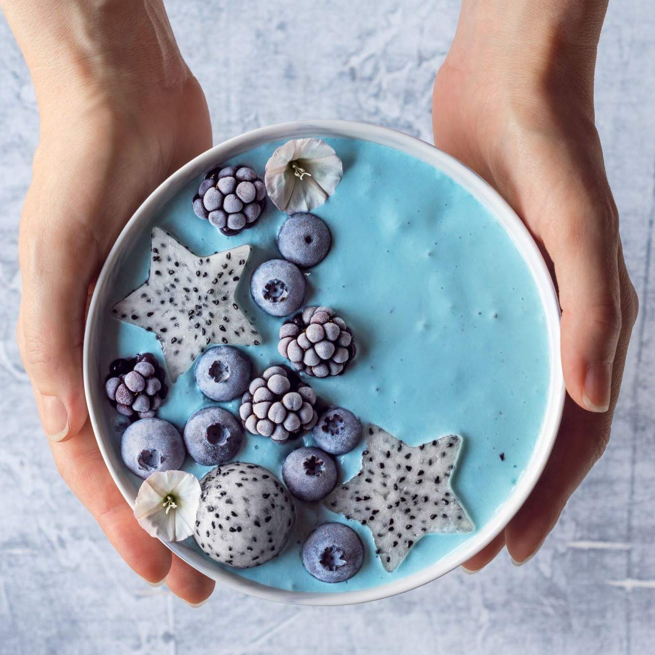 Ellie's Best Espirulina azul, fácil de disolver en bebidas vegetales