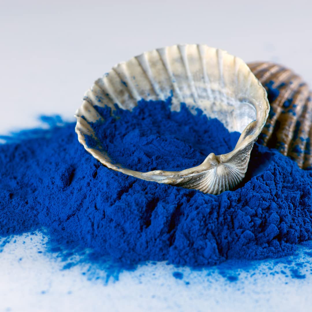 Ellie's Best Espirulina azul, ideal para smoothies, color azul intenso