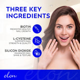 Cápsulas de Elon Matrix Plus 3000 para nutrición de uñas desde adentro.
