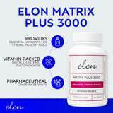 Textura de uñas más suave y aspecto saludable con Elon Matrix Plus 3000.