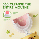 ELOTAME Cepillo Capibara 360 grados limpieza total para dientes de leche.