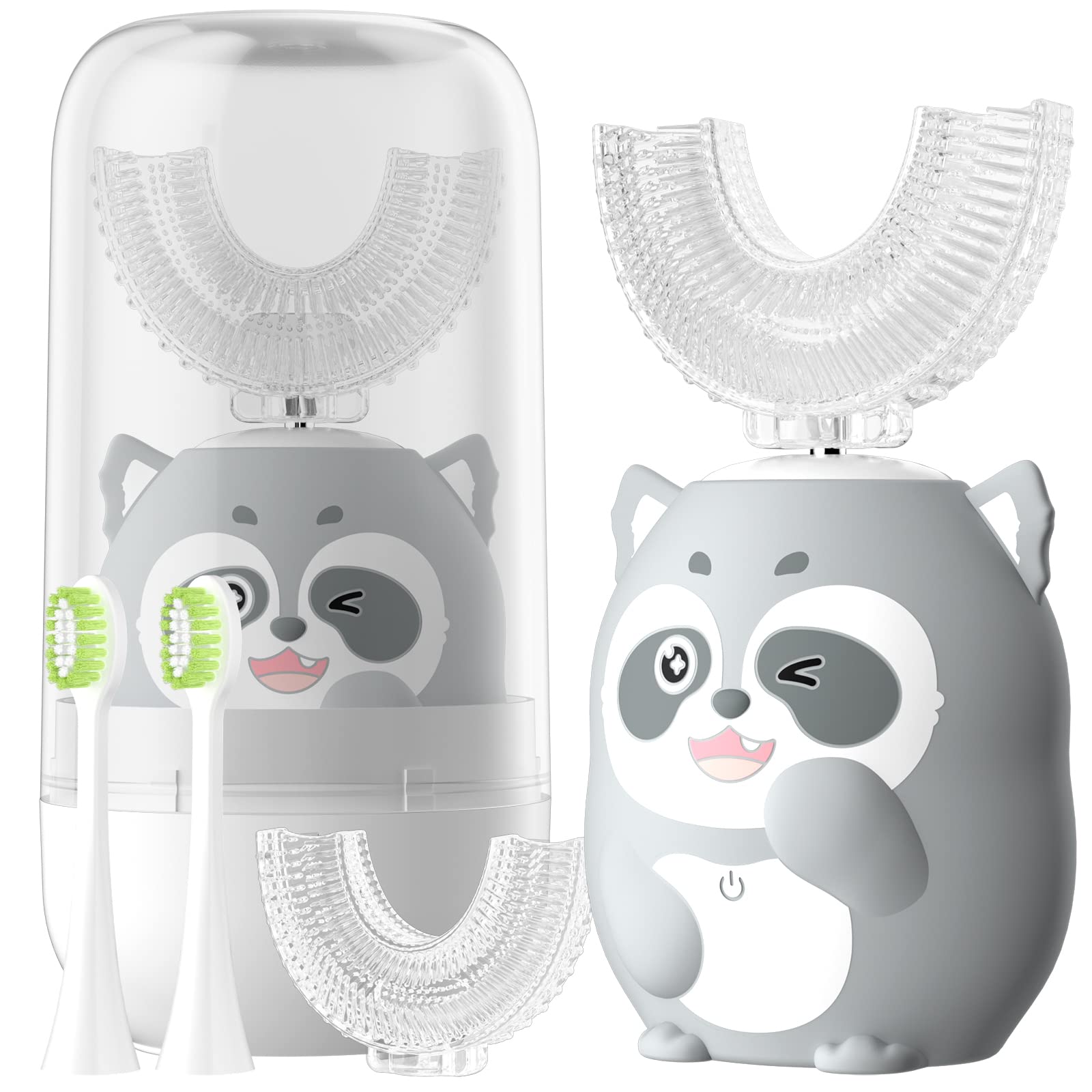 Cepillo ELOTAME Kids en U con diseño divertido para motivar el cepillado diario