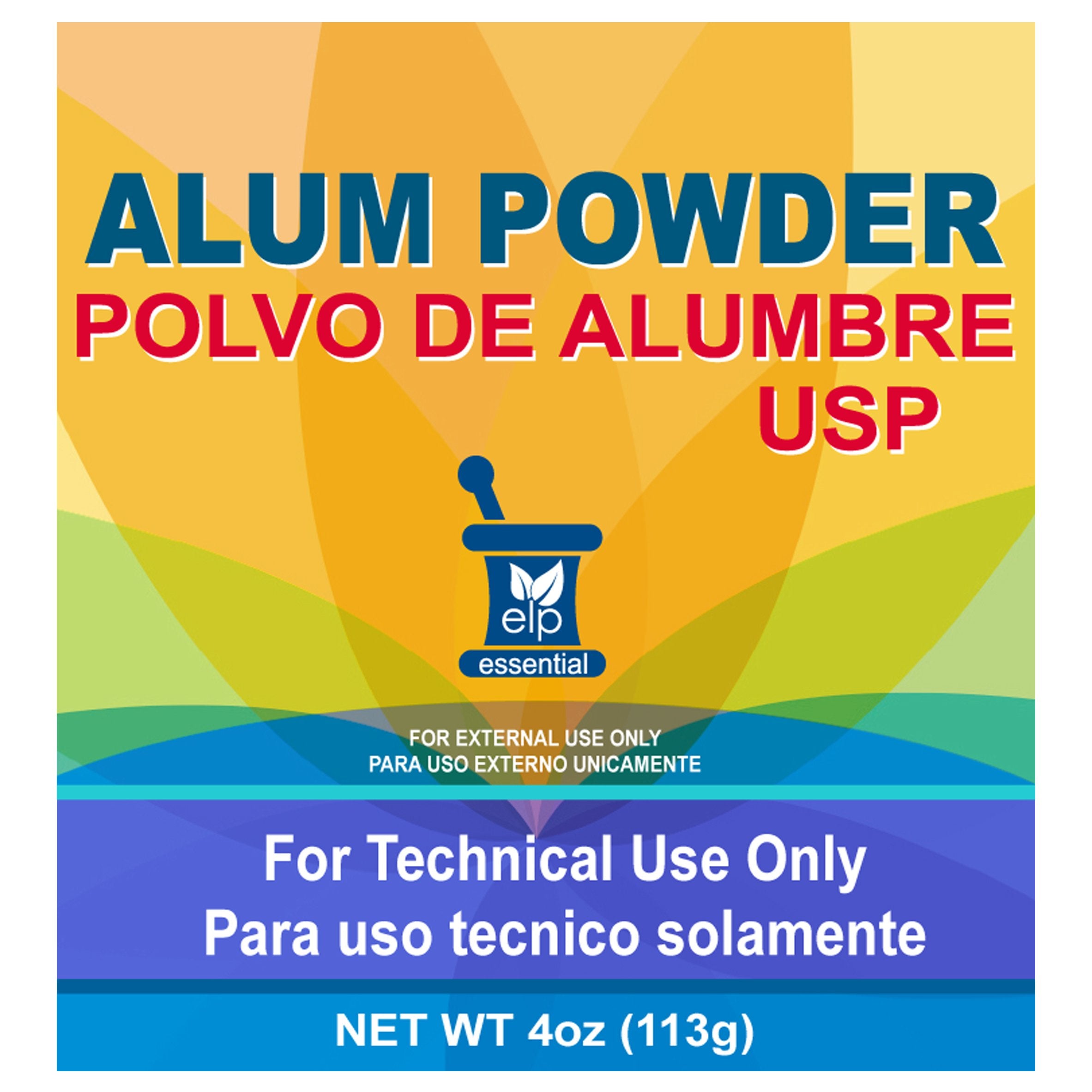 envase cristal de alumbre ELP ESSENTIAL 4oz para uso diario