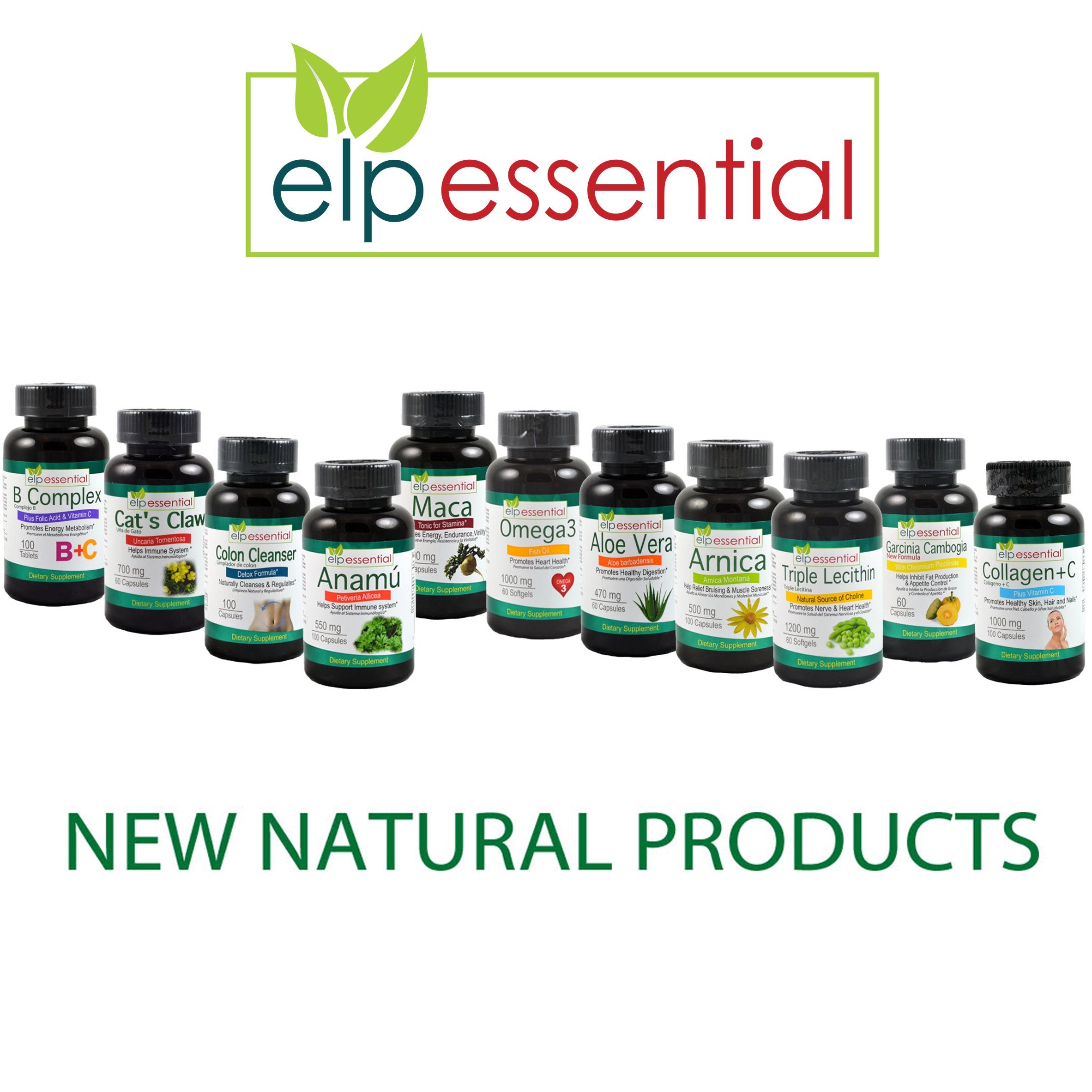 ELP ESSENTIAL Colágeno Plus Vitamina C, tapa del frasco lista para usar.