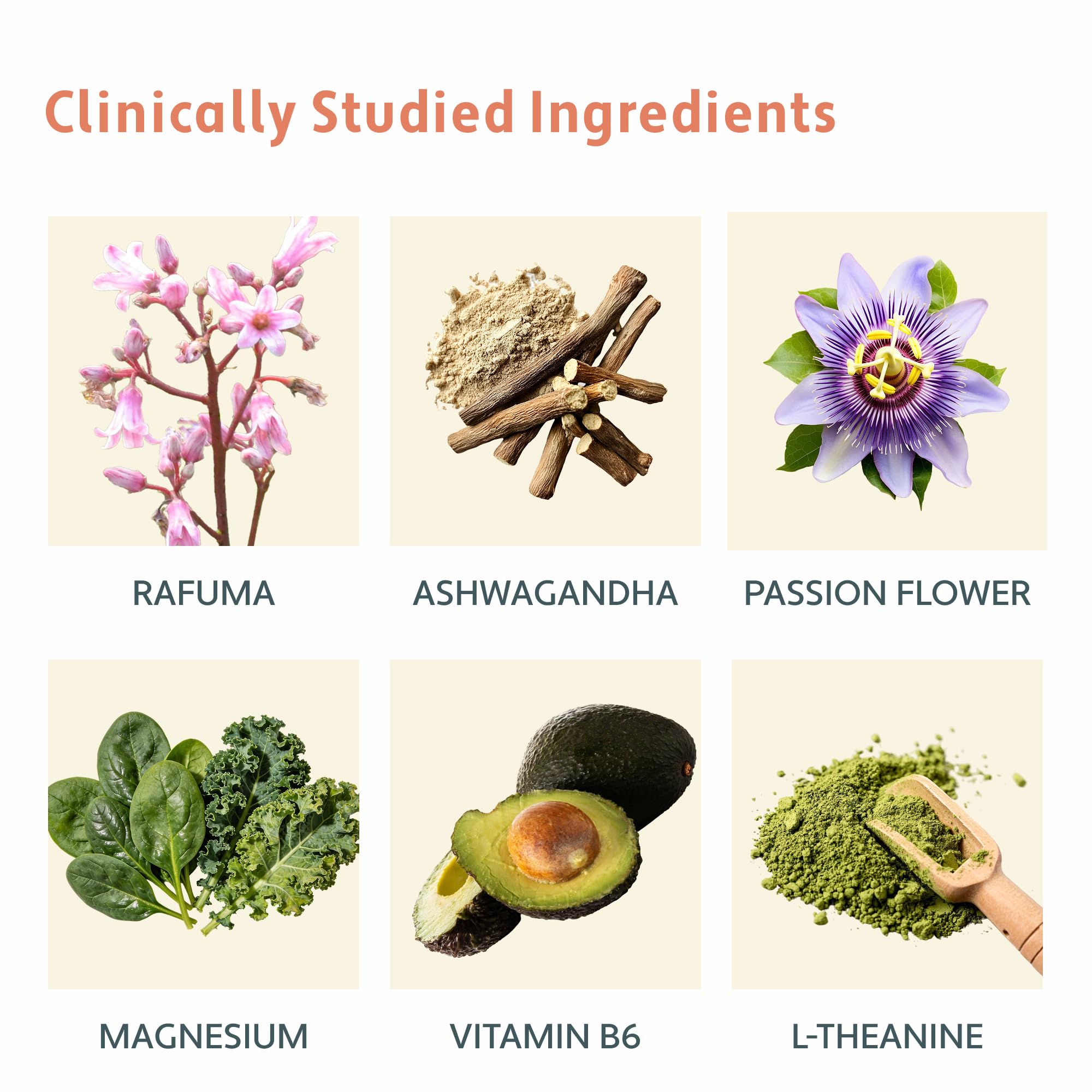 Ashwaganda natural en ELVD Calma y Claridad para calma suave