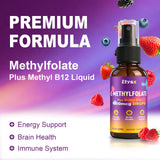 Elysx metilfolato B12 para adultos, enfoque en rendimiento diario.