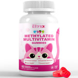Empaque de Elysx Kids Multivitaminas gomitas de fresa para nutrición diaria
