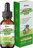 Gotas Elysx L-Lisina Monolaurina en botella para apoyo inmunitario diario.