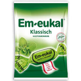 Em-Eukal Clásico, paquete de pastillas para garganta, alivio suave para irritación diaria.