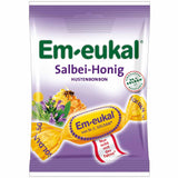 Em-eukal Salvia-Miel azucarado frente: snack reconfortante de miel y salvia