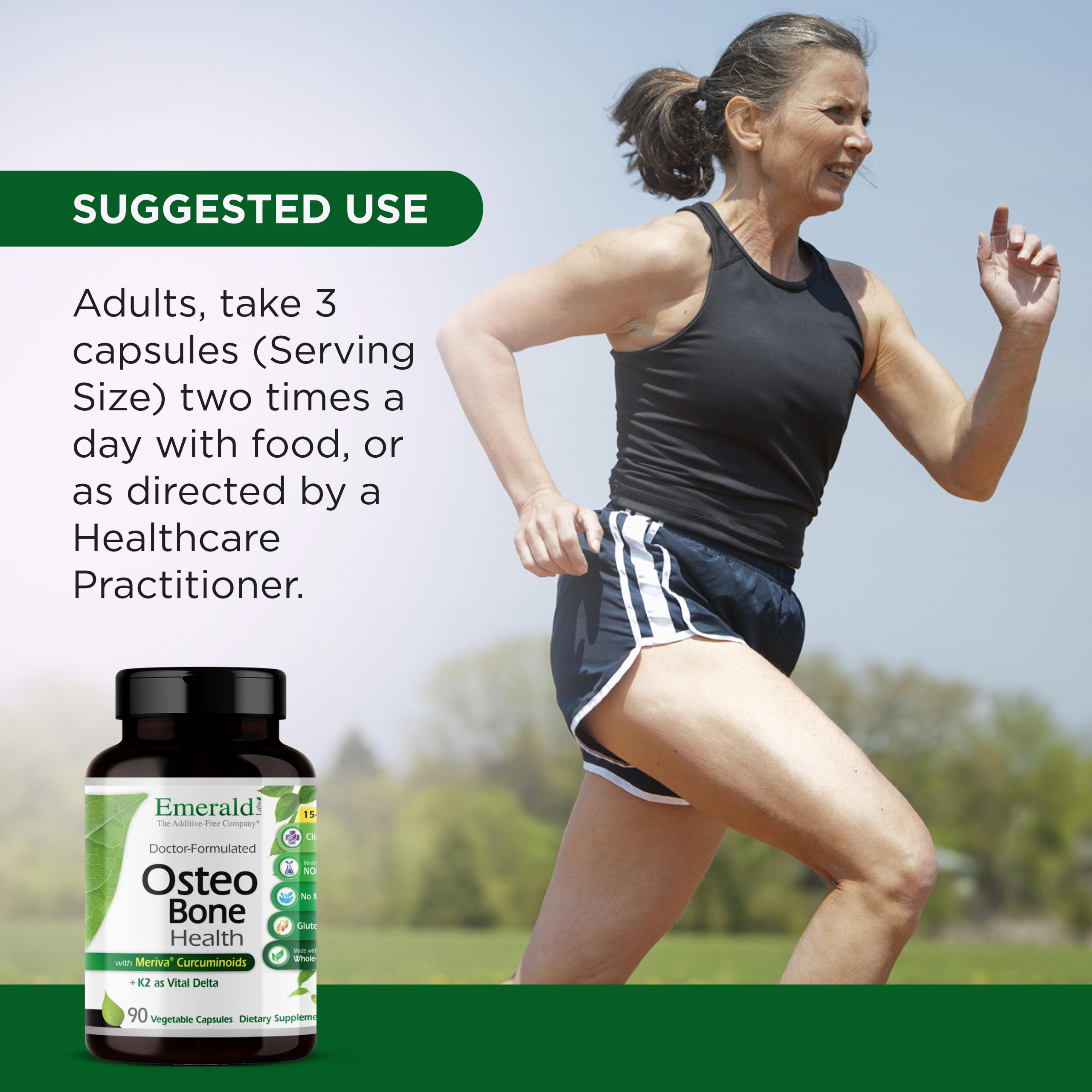 EMERALD LABS Osteo: Meriva Phytosome como componente clave