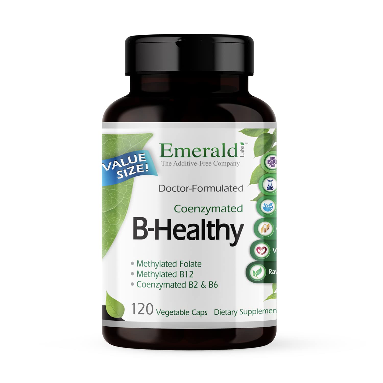 Emerald Labs B-Healthy: cápsulas vegetales para energía diaria y bienestar.